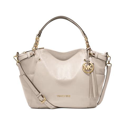 michael kors devon signature shoulder tote|Michael Kors Devon Large Signature Logo Vanilla/Acorn .